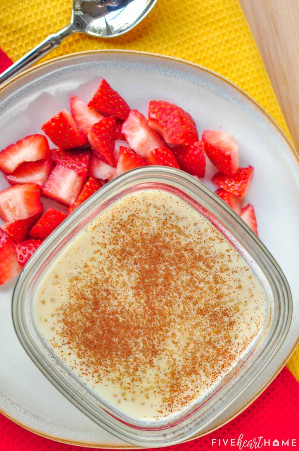 Creamy Quinoa Pudding • FIVEheartHOME