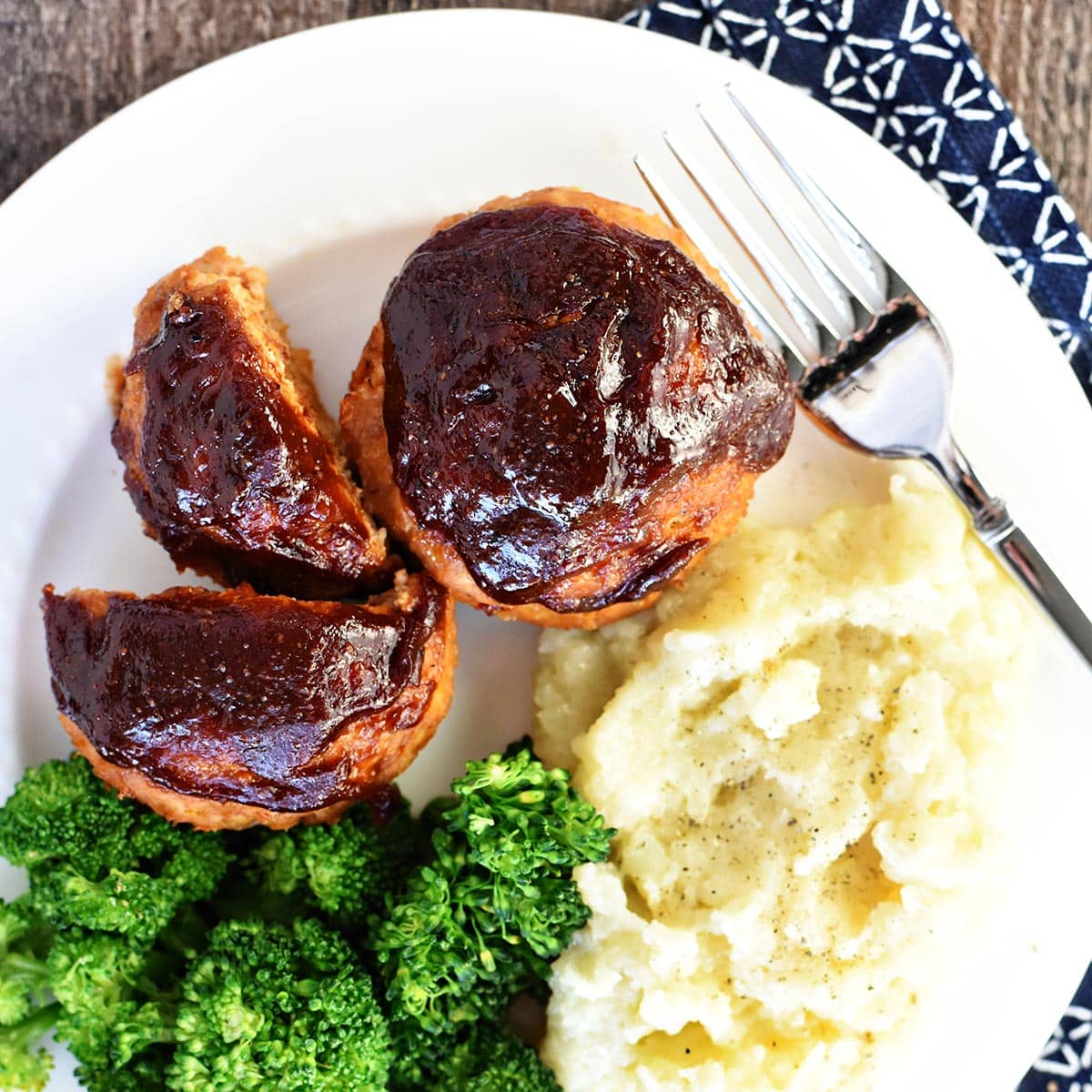 Turkey Meatloaf with BBQ Glaze - Wholesome Made Easy