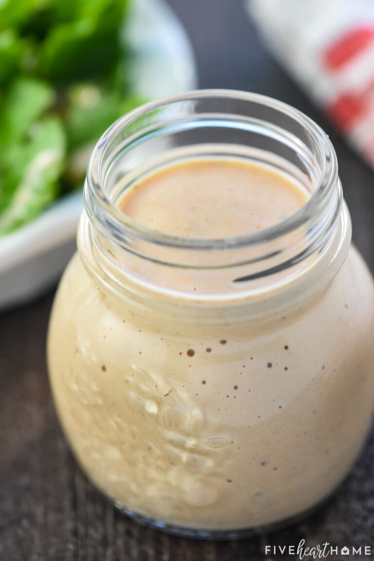 EASY Homemade Thousand Island Dressing • FIVEheartHOME