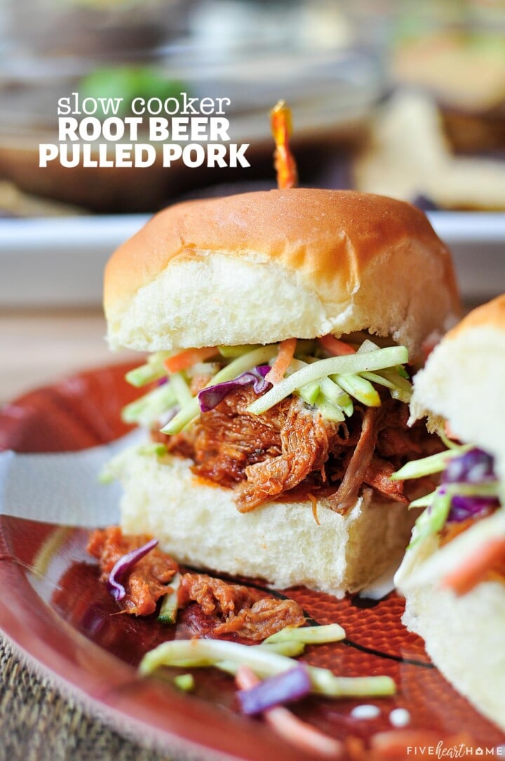 {Tasty + EASY} Root Beer Pulled Pork • FIVEheartHOME