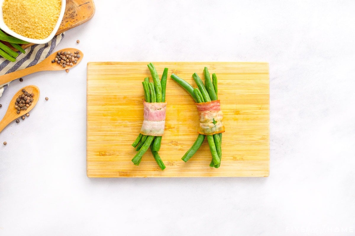 How to wrap Green Bean Bundles.