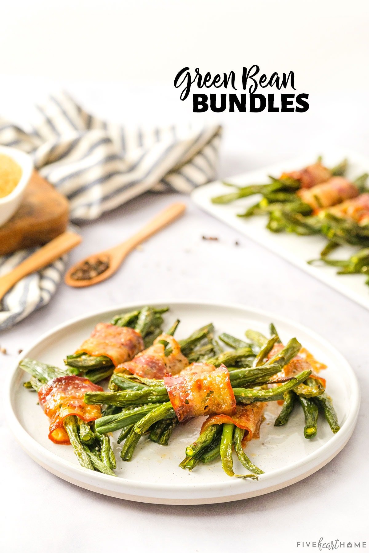 Green Bean Bundles with text overlay.