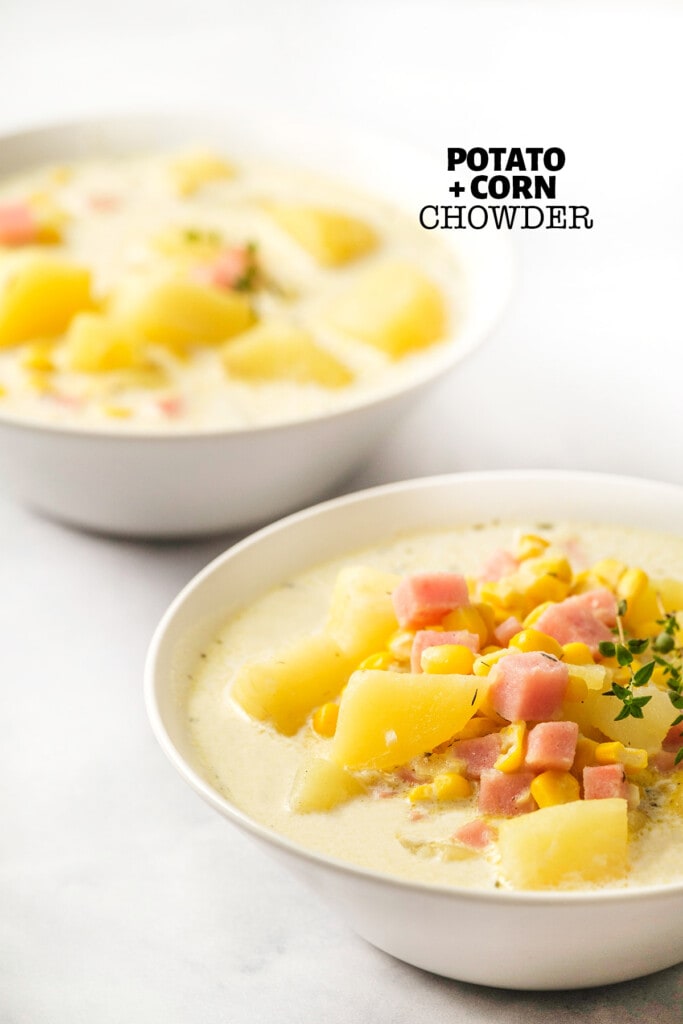 Creamy Ham and Potato Soup Recipe - Little Sunny Kitchen