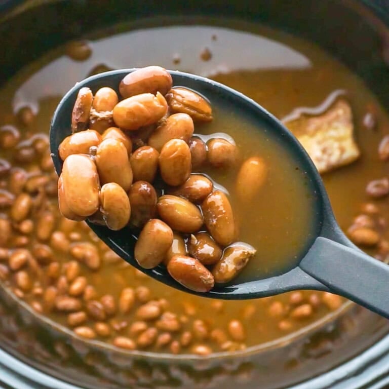 Slow Cooker Ranch Style Beans (Simple + Tasty)