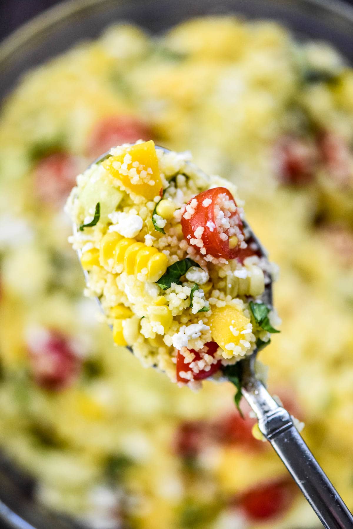 Spoonful of Couscous Salad.