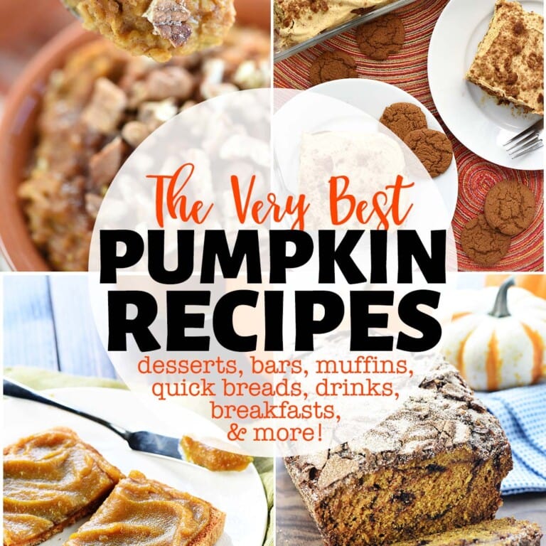 Best Pumpkin Recipes from pumpkin bread to pumpkin muffins, pumpkin bars to pumpkin puree.