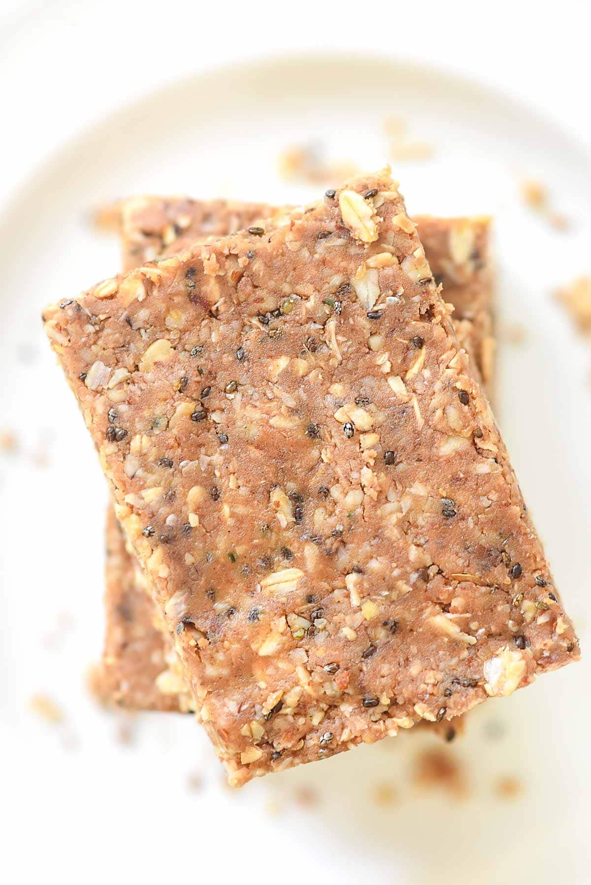 Close-up aerial of Protein Bars.