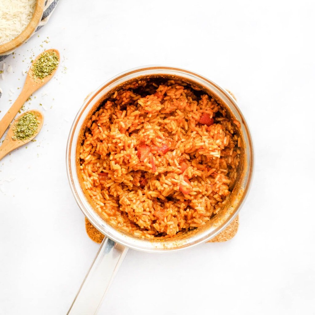 Spanish rice recipe easy to make.